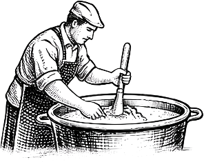 Lavorazione - caldaia di rame